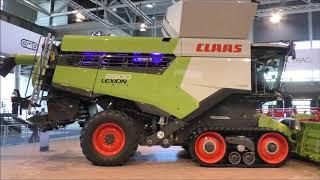 AGRITECHNICA 2019 - new Claas Lexion, Xerion, Jaguar on tracks