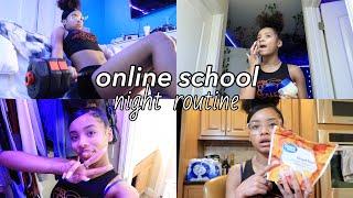 online school night routine 2021  || AYEitsMaya