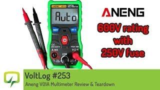 Voltlog #253 - Aneng V01A Multimeter Review & Teardown