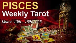 PISCES “THIS OUTCOME WILL BE BETTER THAN EXPECTED!" Weekly Tarot Reading March 10th to 16th 2025