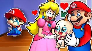 Poor Baby Mario : Parents, Please Don't Leave Me Alone - Very Happy Story - Super Mario Animation