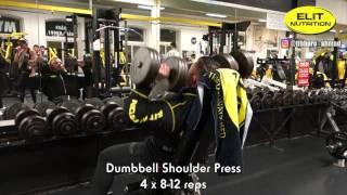 IFBB PRO AHMAD AHMAD SHOULDERS WORKOUT