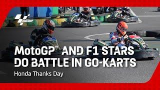 Marc Marquez and Verstappen team up in a go-karts race  | Honda Thanks Day