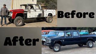 Restoring Dodge Crewcab. Cummins Swap. START TO FINISH (must watch)