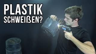 Plastik reparieren: Kann man Risse im Kunststoff "schweißen" ? Plastik Welding Gun Test