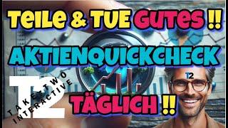 **TAKE-TWO (INTERACTIVE-SOFTWARE)-AKTIE  ️‍*Teile und tue Gutes*Mo-Fr  neu* #AI #KI #90%