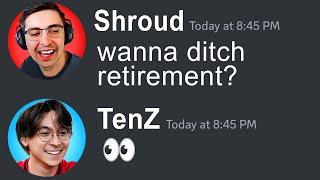 Shroud Hires TenZ To Make THE FPS Team