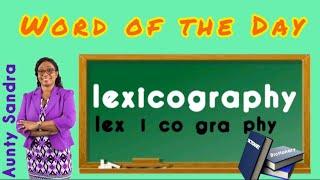 Word of the Day | Lexicography | Words in Syllables | Phonemic Awareness | Learning to Read  Phonics