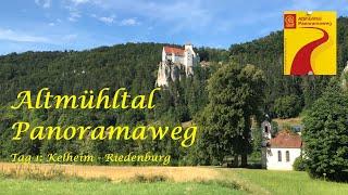 Altmühltal Panoramaweg Tag 1. Von Kelheim nach Riedenburg.