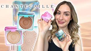 CHANTECAILLE REAL BRONZE BRONZER & REAL GLOW HIGHLIGHTER REVIEW 🪐 WORTH IT?!? COSMOS COLLECTION