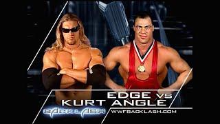 Story of Edge vs. Kurt Angle | Backlash 2002