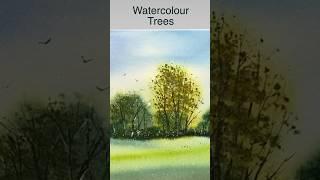 How to make painting trees easier in Watercolour