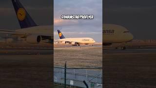 Lufthansa A380 Short Take-Off Frankfurt Airport LH9923 D-AIML #d98flyer #a380 #frankfurtairport