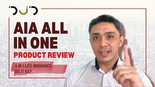 4 in 1 Life Insurance with Disability, Accident, and CI coverage | AIA All in One Product Review