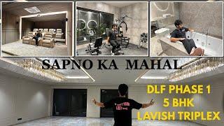 Fully Loaded 5 BHK Ultra Luxury Triplex | DLF Phase 1, Gurgaon | Movie Theatre, Jacuzzi & More