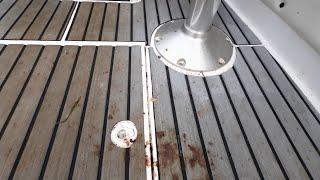 How to install install BUDGET boat EVA decking | Three month update.