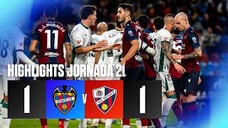 J21 Highlights del partido Levante UD 1-1 SD Huesca | LaLiga Hypermotion 2024/25