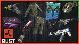 Rust Skins | Forest Raider Set, Zenlabs AR, Glacial Garage Door, Neon Drop Box, TNT DBS #233
