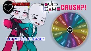 Making a ‘Couple’ OC || YANDERE x SHY [SQUID GAME EDITION](Spin The Wheel!) || Gacha Challenge