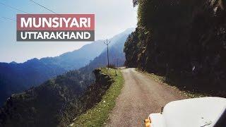 NARROW Roads of Uttarakhand | Drive around Munsiyari