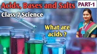 Acids Bases and Salts | Part 1| NCERT Science Class 7 Chapter 4 Acids Bases and Salts