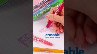 PILOT FriXion Ball - The original erasable gel pen #stationery #erasablepen #backtoschool #gelpens