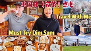 Seattle Chinatown Dim Sum 西雅图中国城饮茶点心 华大校园樱花盛开季节 煤气厂公园