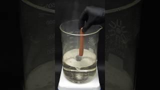 Vaporizing a hot dog in acid