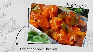 Sweet and sour chicken Hong Kong style