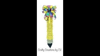 PENCIL TUTORIAL  CRAFTY CREATIONS BY CV