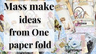 Mass make ideas from one simple paper fold