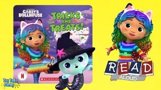 Gabby's Dollhouse Tricks or Treats Halloween Read Aloud Book