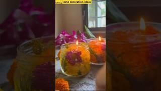 Easy diwali home decoration 🪔water diya 🪔 पानी वाले दीये #shorts  #diwali #decoration #homedecor