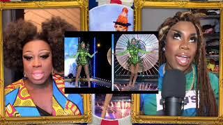 Bob and Monét reviewing Krystal Versace's Episode 1 Runway | Drag Race UK Season 3