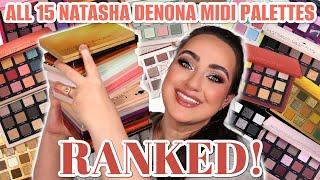 ALL 15 NATASHA DENONA MIDI EYESHADOW PALETTES RANKED!