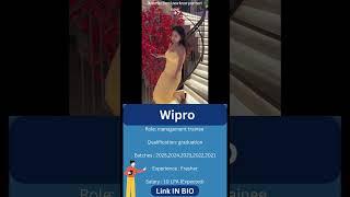 Wipro Management Trainee 2025: Supercharge  IT Hyderabad in Gurugram #freshers #campusrecruitment