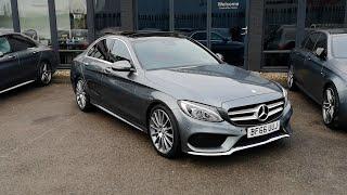 2016 66 MERCEDES-BENZ C-CLASS 2.1 C220 D AMG LINE PREMIUM PLUS 170BHP BF66UUJ