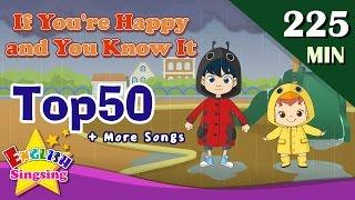 If You're Happy and you know it + More Songs | Top 50 Nursery Rhymes with lyrics | kids video