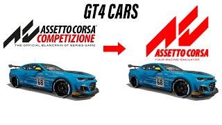 GRID to GRID - Assetto Corsa Competizione Carlist to Assetto Corsa - GT4 Class [COMPLETE GRID]