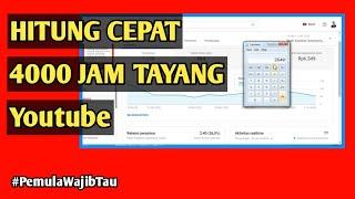 Cara Menghitung 4000 Jam Tayang 2020