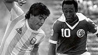 Diego Maradona Vs Pelé | Best Goals