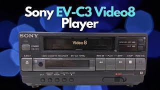 Sony EV-C3 8mm Video8 Player Video Cassette Recorder (1989) - Specs-Features - 8mm Video to Digital