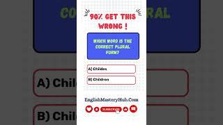  90% of English learners get this wrong – do you? #free english #short
