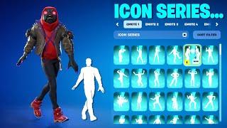 ALL FORTNITE ICON SERIES DANCES & EMOTES