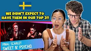 Our Reaction to SCARLET "Sweet N’ Psycho" FINALEN Melodifestivalen 2025