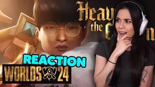 HEAVIEST WORLDS ANTHEM?! Heavy is the Crown REACTION ft. Linkin Park | League of Legends Worlds 2024