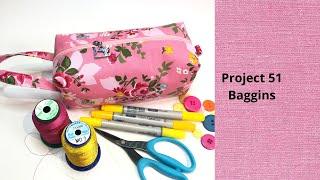 sew a boxy pouch - Baggins - Lizzy Curtis