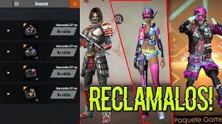 COMO RECLAMAR ESTAS SKINS EN FREE FIRE | UNICA OPORTUNIDAD!