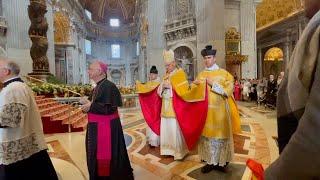 Summorum Pontificum XIII with Cardinal Müller in St. Peter’s Basilica