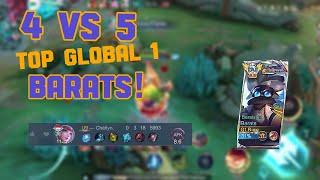 4 vs 5? Gangaruh! Gameplay Top 1 Global Barats